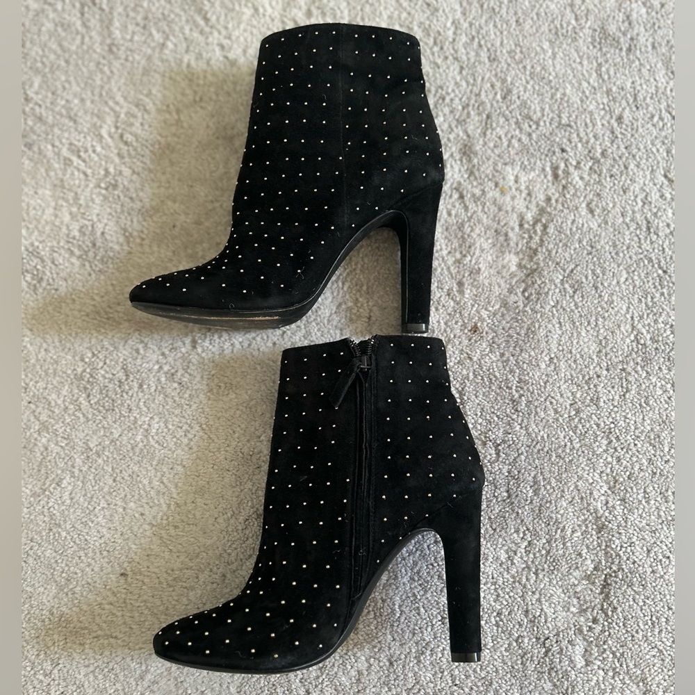 Joie Hachiro black gold studded booties  size 39
